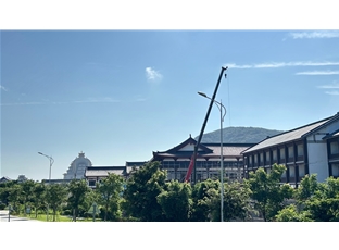 普陀山观音法界普隐精舍仿古金属外装饰系统工程